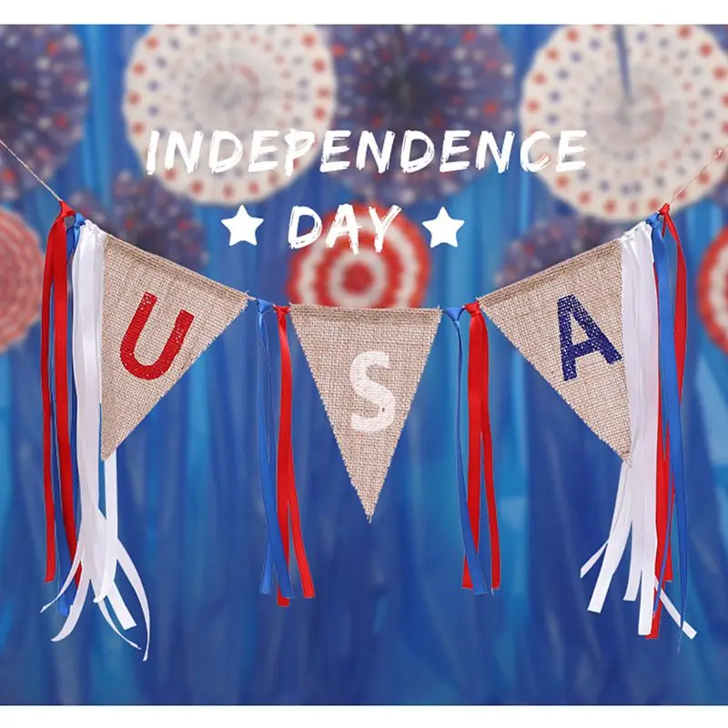 Американский флаг, флаг США, флаги США, флаги 4го июля, Национальный День Независимости, украшения 72XF