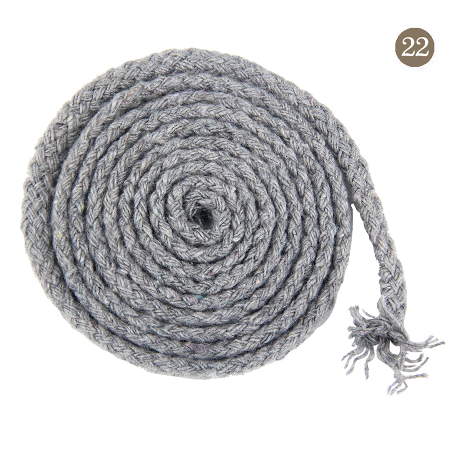 5 мм витая веревка экологически чистый хлопок шнур высокая прочность нить DIY ремесло тканые веревки домашний текстиль ремесло домашнее украшение