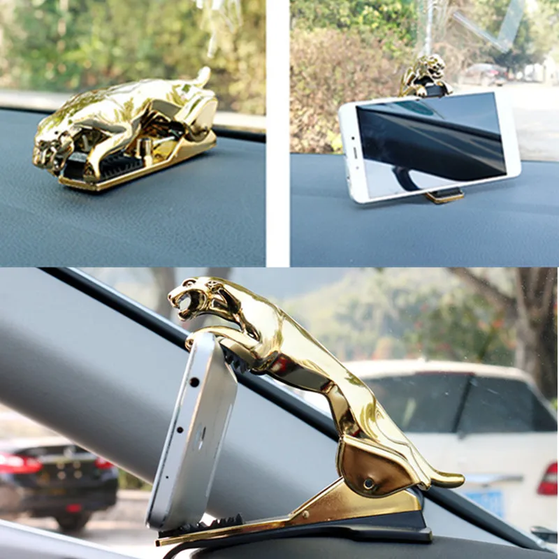 Леопардовый Автомобильный держатель для телефона крепление на приборную панель