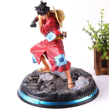 

One Piece Anime Figure Wano Luffy Gear 4 Kimono GK Statue PVC Action Figure Collectible Model Toy