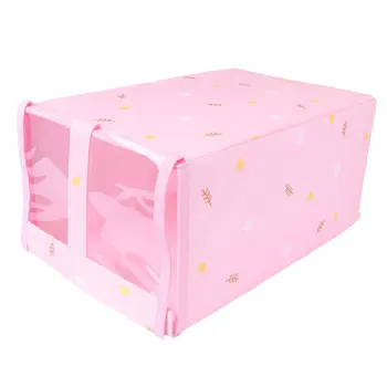 

1Pc Translucent Stackable Shoes Case Fabric Shoes Container Durable Box