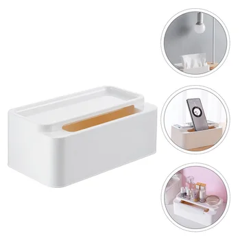 

1 Pc Durable Detavhable Rectangle Tissue Container for Living Room Bedroom Dining Room