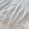 2020 New Summer Women Blouse Japan Style Mori Girl Back Buttons Loose O-Neck Short Sleeve Shirt Women Tops 6