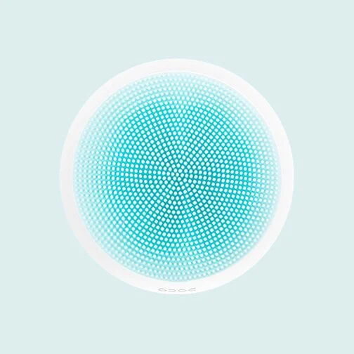 Blue Xiaomi DOCO электрическая щетка для очищения лица MIJIA Ultra sonic Скруббер кожи силиконовый звуковой вибратор очиститель лица Очищающее устройство - Цвет: Blue