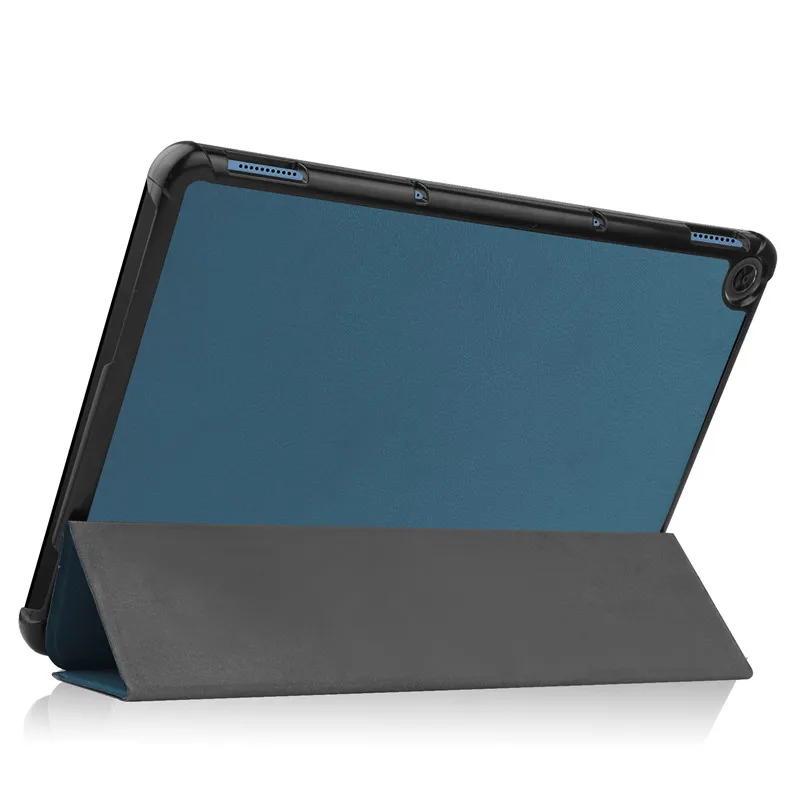 Capa dobrável para lenovo chromebook duet, capa de couro pu 10.1 polegadas