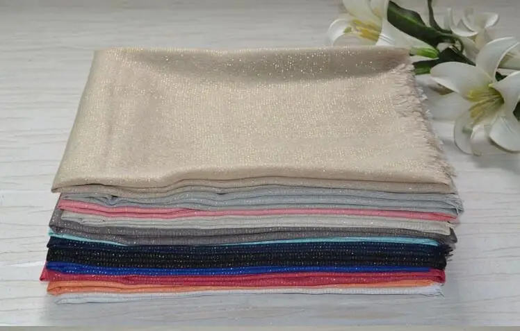 

D21 10pcs High quality shinny tassle hijab scarf shawl lady scarf/scarves maxi wrap shawl can choose colors