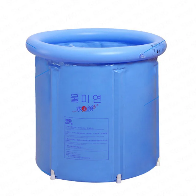 

20%Foldable Adult Bath Barrel Thickened Children Bath Barrel Plastic Adult Inflatable Bathtub Large Household Bath Tub