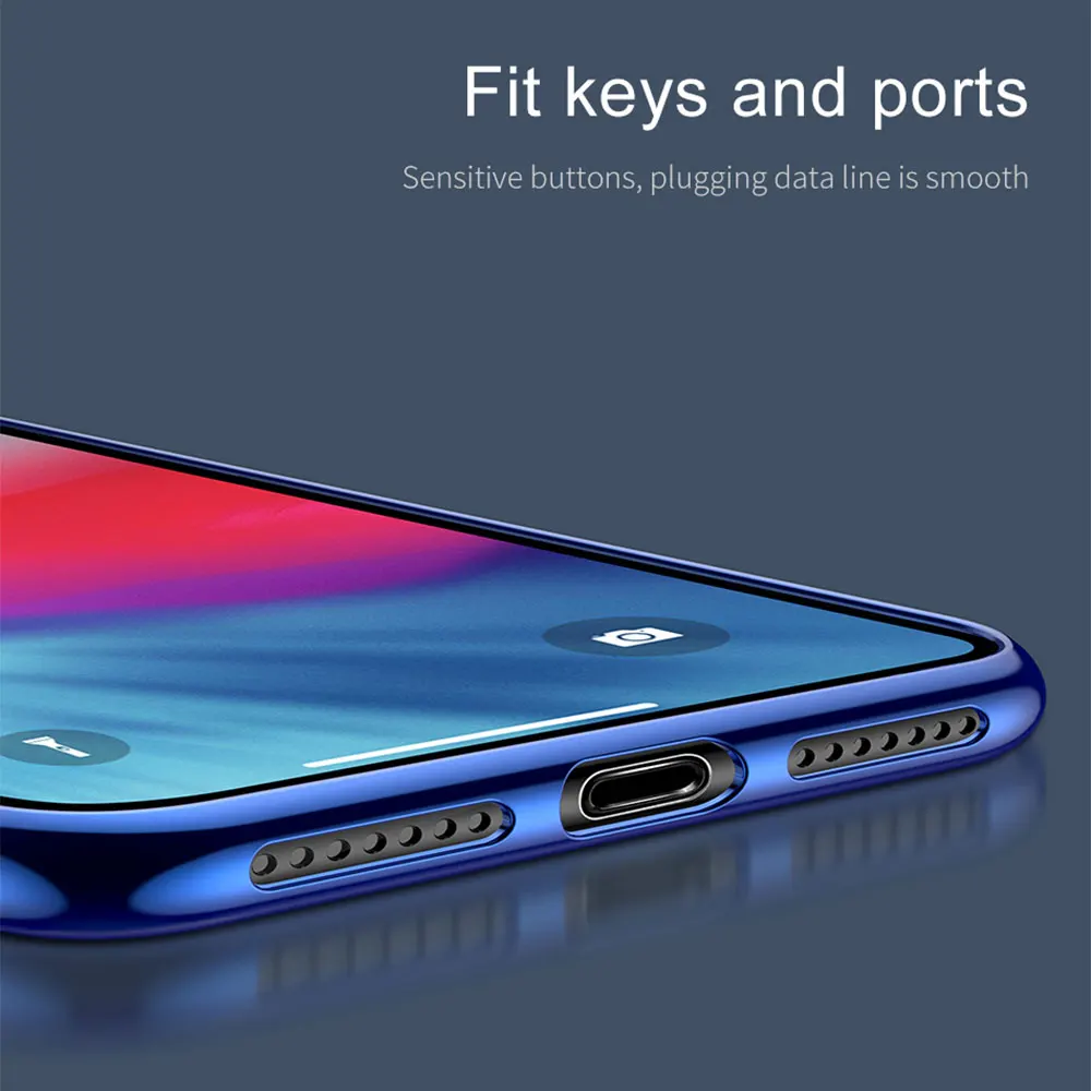 Тонкий мягкий чехол FLOVEME для iPhone 7 8 6 6s Plus 11 с покрытием Coque Capa X Xs Pro Max XR plus