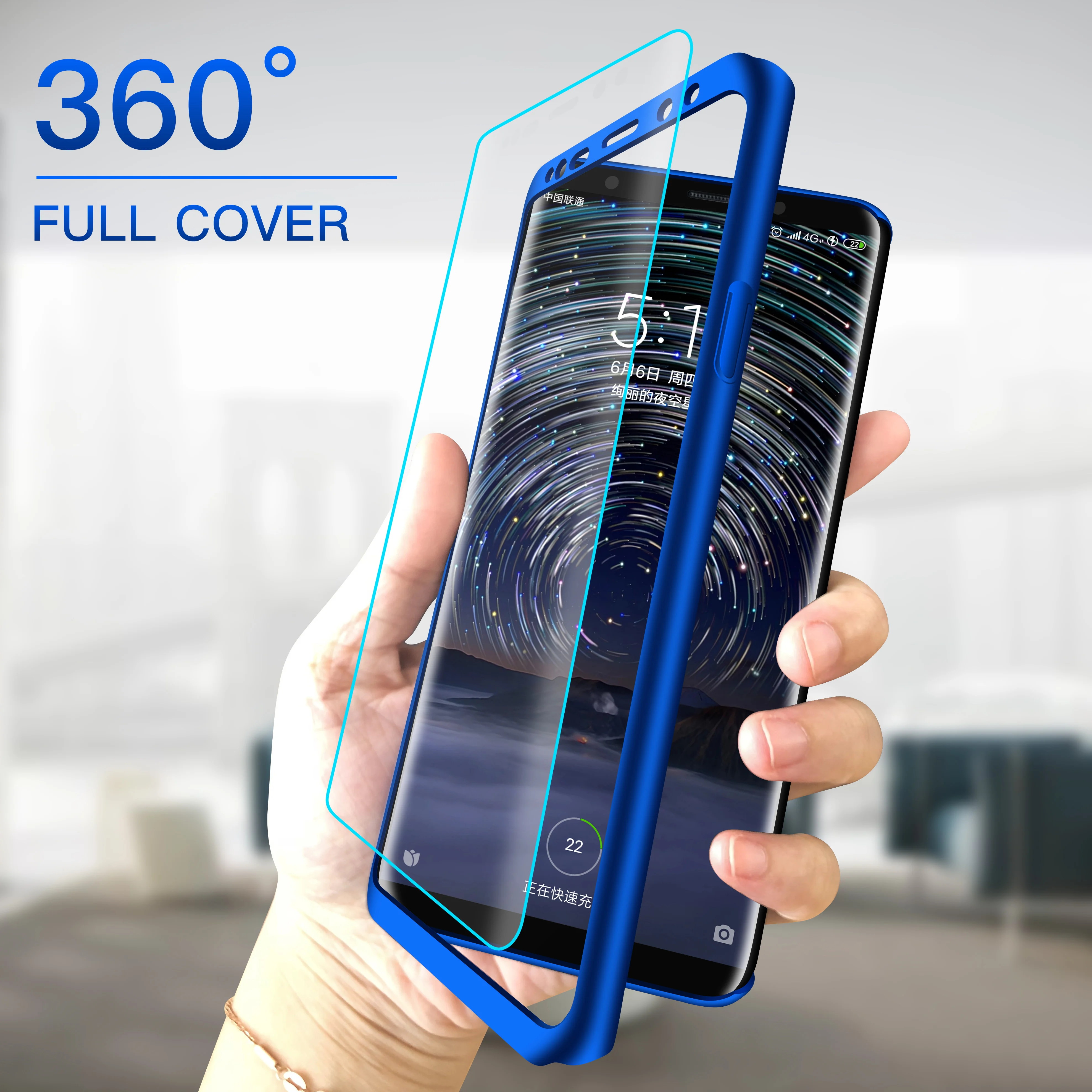 

360 Degree Full Cover Phone Case For Huawei Nova 4E 3E 2 2S Screen Protector Cover Honor 8 9 10 Lite 9i V9 Play V10 V20 7X 8X 8A