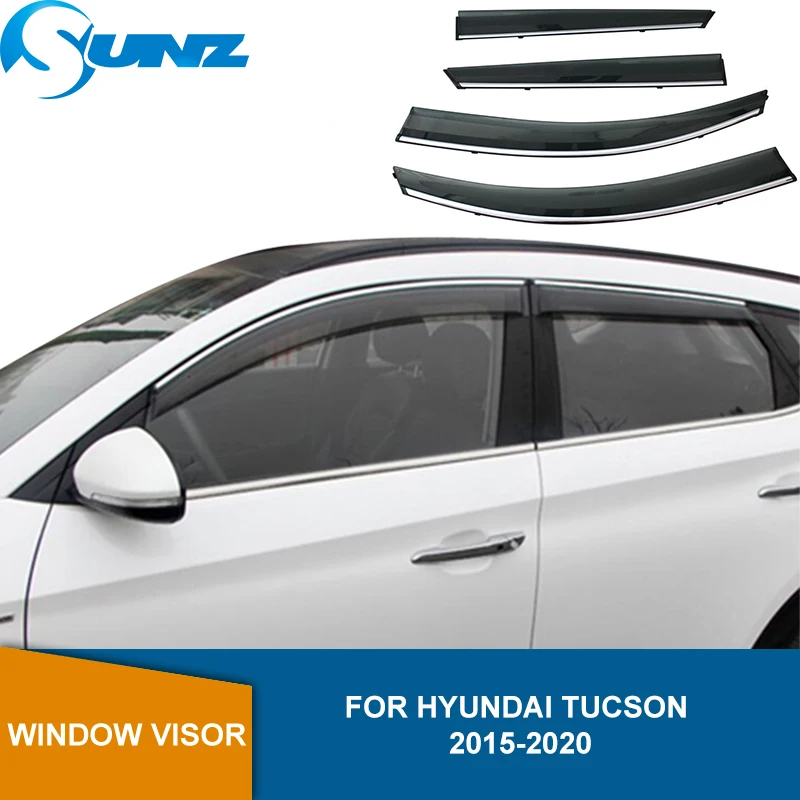 Дефлектор боковых окон для Hyundai Tucson 2015 2016 2017 2018 2019 2020|Навесы и укрытия| |