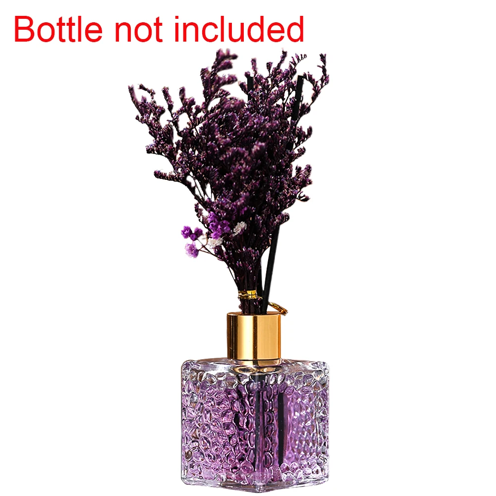 Домашний декор Рид искусственный цветок палочки из ротанга набор дезодорирующий аромадиффузор Замена спальни эфирное масло Refill подарки - Цвет: Фиолетовый
