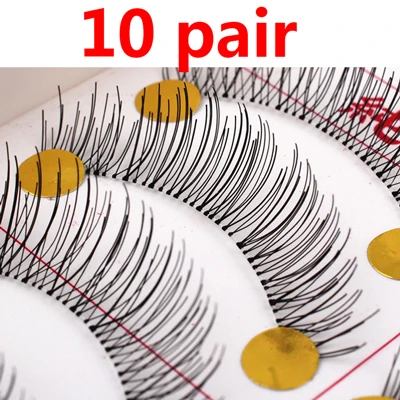 10pair style 6 10 пар накладных ресниц натуральный хлопок стебель ресницы длинные черные Накладные ресницы макияж объем ресниц Накладные ресницы Поддельные ресницы - Цвет: 10pair style 6