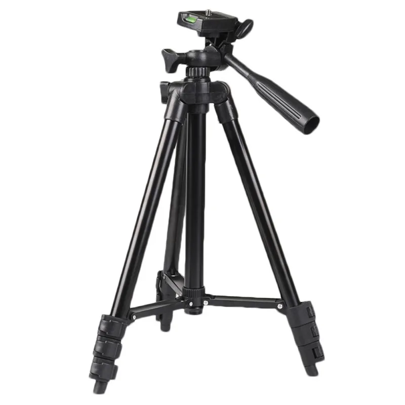 Дорожный легкий штатив для камеры из алюминиевого сплава для DSLR SLR с сумкой для переноски Профессиональный Усиленный Черный