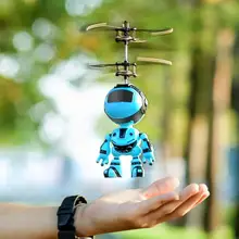 Мини-индукционный авиационный светильник-подвеска робот перезаряжаемые летающие игрушки индукционный Дрон светодиодный индукционный Детский Электрический радиоуправляемый игрушки подарки