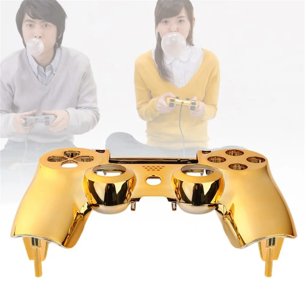 4 цвета Покрытие передний корпус Оболочка Чехол для PS4 DualShock 4 контроллер прохладный внешний вид удобные ощущения легко заменить