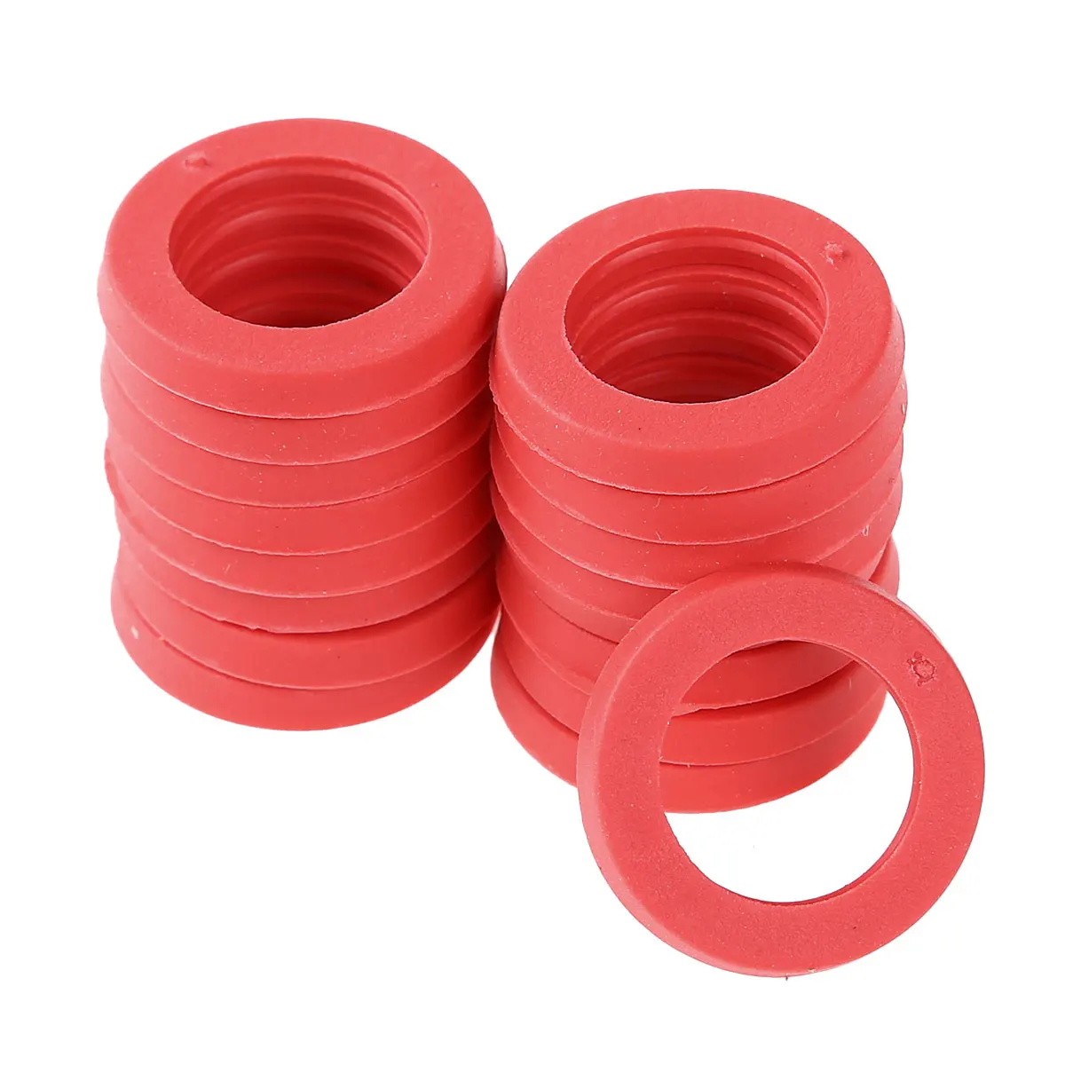 Polegada Vermelho Gaxetas Conjunto Jardim Mangueira Arruelas Reutilizáveis de Borracha de Vedação Grommet Torneira de Água do Banheiro Tubo de Chuveiro O-anéis Selos 100