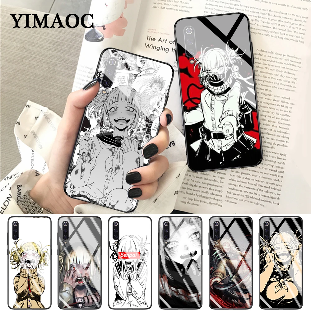 YIMAOC Anime My Hero College Yukiko Glass Case for Xiaomi Redmi 4X 6A note 5 6 7 Pro Mi 8 9 Lite A1 A2 F1 |