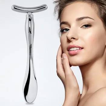 

Stick Clean Exfoliating Instrument Spot Cleaner Zinc Alloy Facial Roller Bar Face Skin Firming Beauty Dark Circle Massage