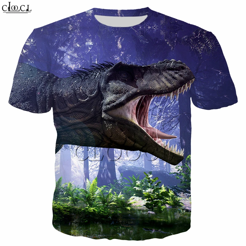 T Shirt 14 Футболки с принтом «Парк Юрского периода» для мужчин и женщин, футболка с 3D изображением динозавра, Забавный принт с животными, толстовка с коротким рукавом, повседневные топы - Цвет: T Shirt 14