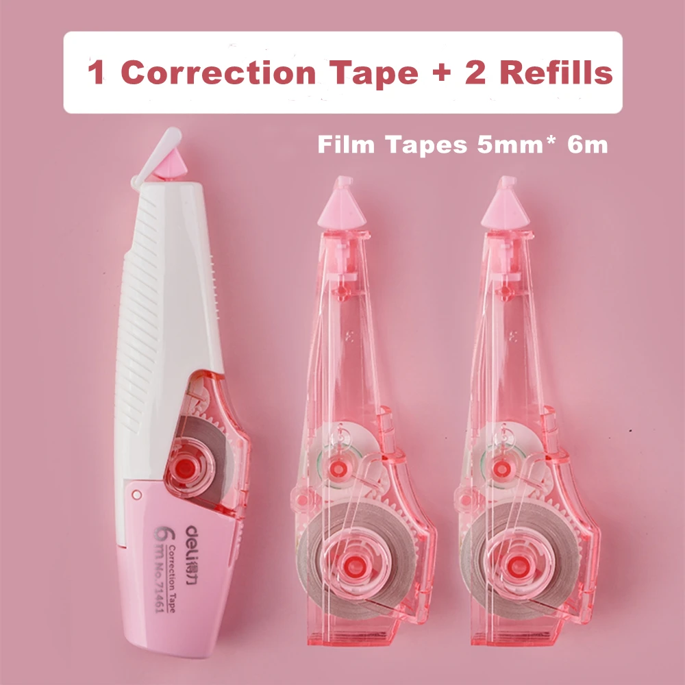 Deli Refillable Correction Tape with Refill Pen Style White Out Correc –  AOOKMIYA