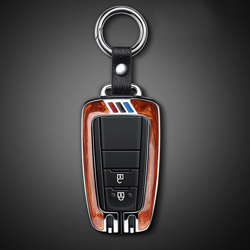 Zinc Alloy Car Key Case Cover Fob Keychain For Toyota Camry V7 Va7 Vh7 Chr X1 Corolla E21 Rav 4 V 5 Prado Avalon Axxa50 Key Case For Car Aliexpress