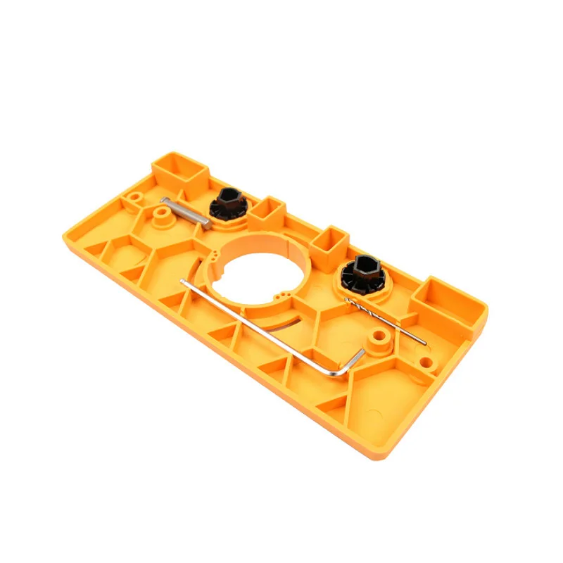 

35mm Hinge Boring Drill Guide Door Hole Punch Locator Jig C-type Pliers Kit For Carpentry Wood Window Hole Cutter