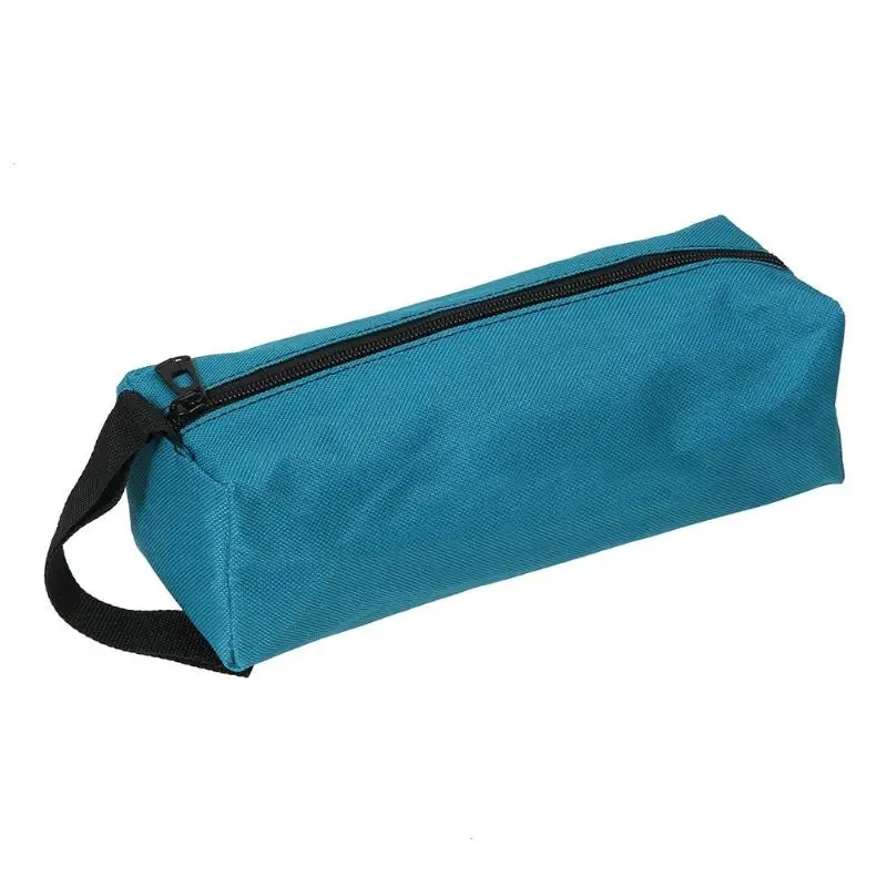 Водонепроницаемый хранения сумка для ручных инструментов ногтей сверло макияж Органайзер Сумка - Цвет: Синий
