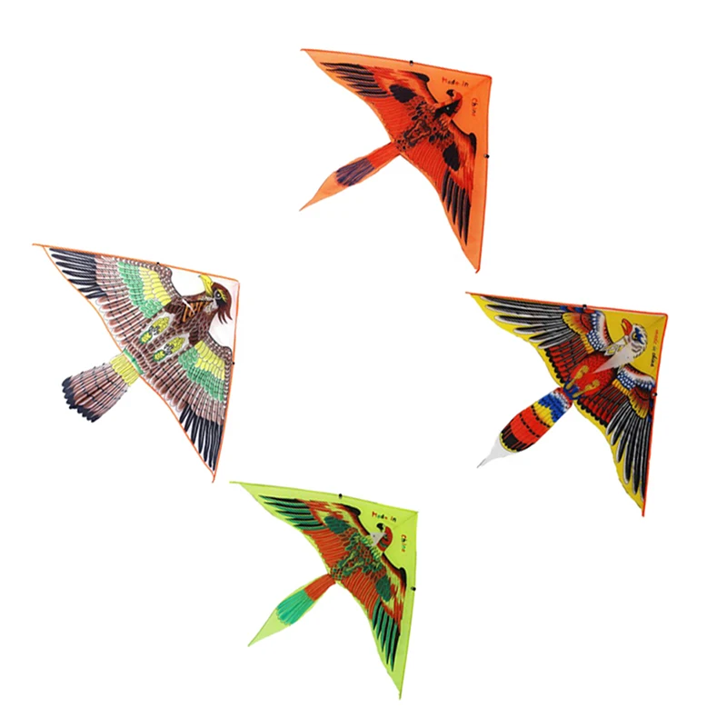 Outdoor Big Flat Eagle Bird Kite Children Flying Kites Windsock Toys Garden Cloth For Kids Gift Random Color | Игрушки и хобби