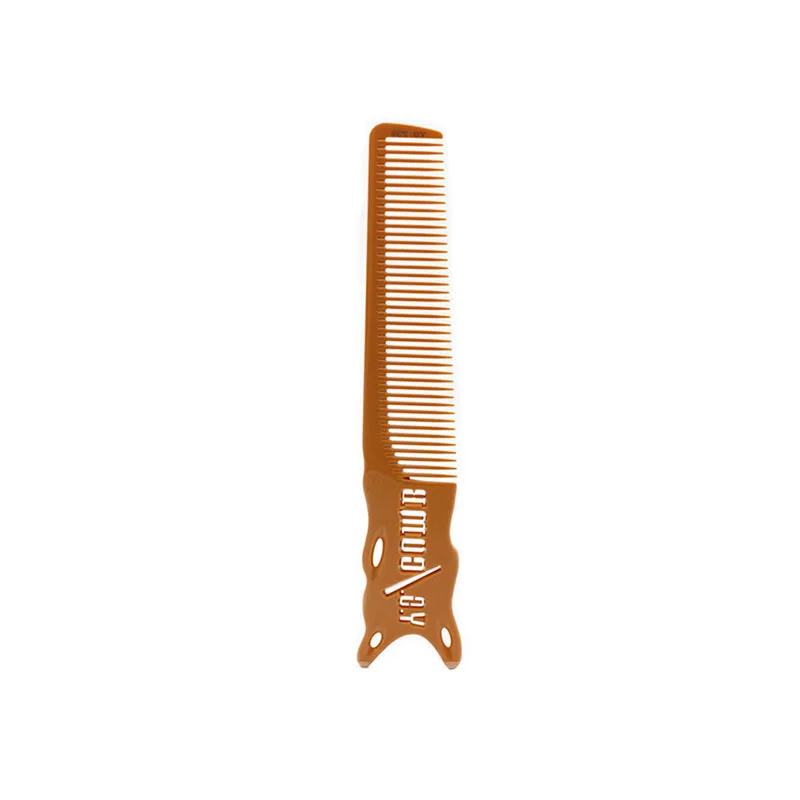 Hair Comb-Brown Профессиональная расческа для стрижки волос ABS материал уникальный дизайн салон парикмахерская расческа для волос Антистатическая парикмахерская расческа для волос стилист - Цвет: Hair Comb-Brown