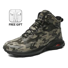  Xiaomi Youpin Winter Men Boots Warm Non-slip Snow Boots Men's High Quality Outdoor Waterproof CamouflageTrekking Hiking Shoes 