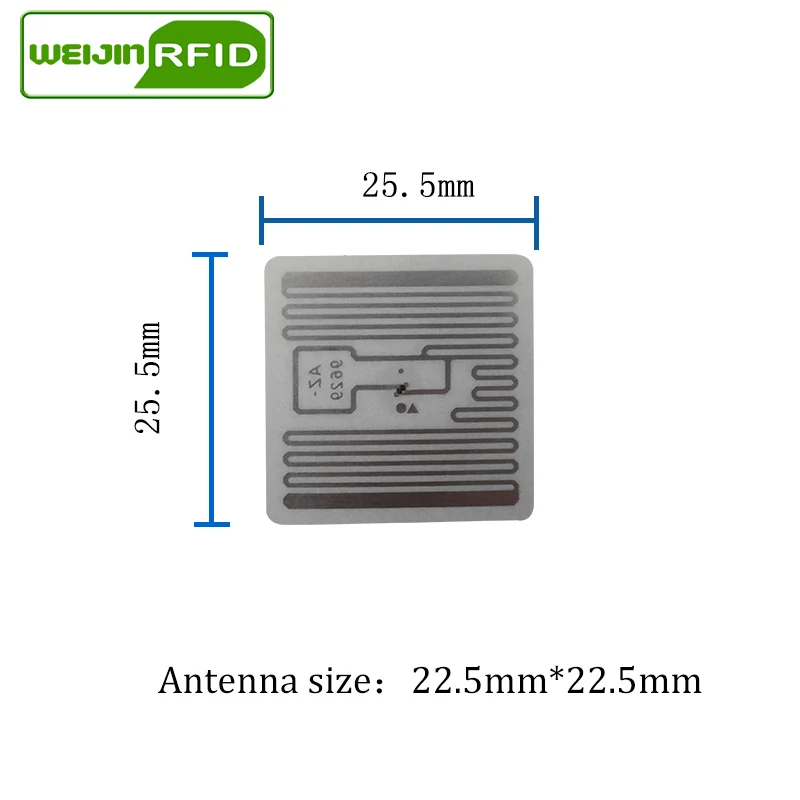 Rfid метка UHF наклейка Alien 9629 влажная инкрустация 915mhz868mhz 860 960MHZ Higgs3 EPC 6C 50 шт.