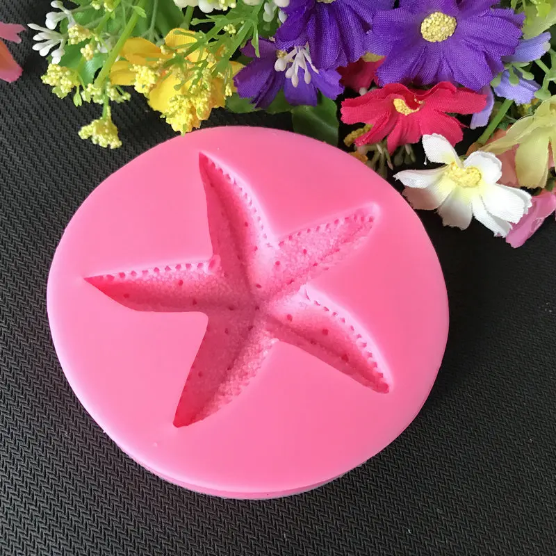 Animal Starfish Fudge Cake Decoration Fondant Mould Handmade Intelligence Development CHILDREN'S Clay Silicone Mould