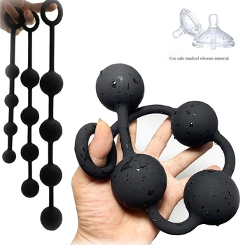 Anal Beads Balls Butt plug Sextoy Anal plug Dildo Vagina Masturbator Dilator Adult Sexy Sex Toys for Womans Mans Couples Shop 5