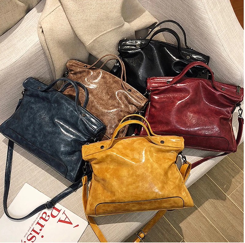 Роскошная Высококачественная Брендовая женская сумка новинка 2019 масляная