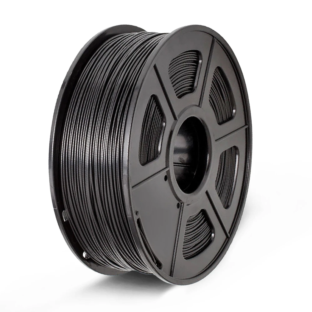 PETG-black SUNLU ПЭТГ для 3D-принтеры 1,75 мм полупрозрачность 3d печатная нить 1кг 2.2lbs Пластик расходные материалы - Цвет: PETG-black