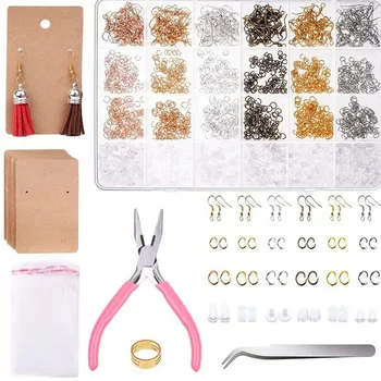 

1 Set Of Beads Ear Hook Jewelry Pliers Making Wire DIY Jewelry Accessories Set Earring Repair Tool Kit
