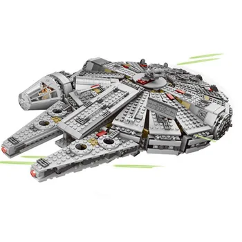 

Starwars NEW 1381Pcs OLEKU Millennium Compatible lepinblock Star Wars Set Bricks Models & Building Blocks Toys for Children