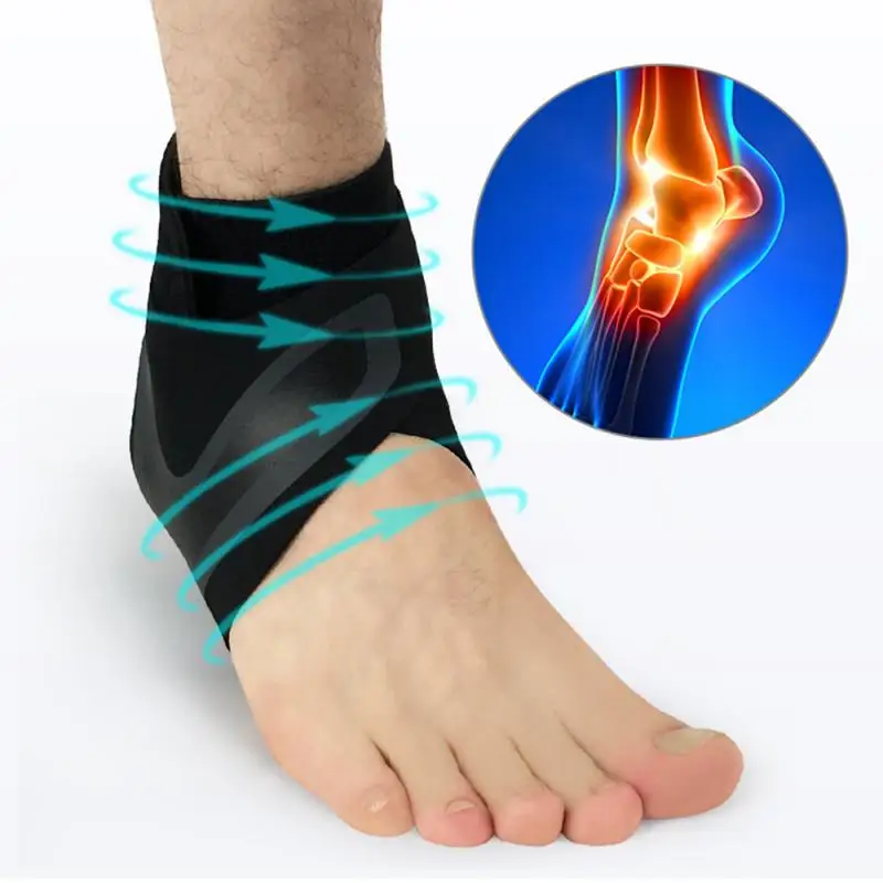 

New Outdoor Anti-sprain Sports Fitness Safety Ankle Sleeve Socks Elastic Basketball Football Climbing Protective Gear