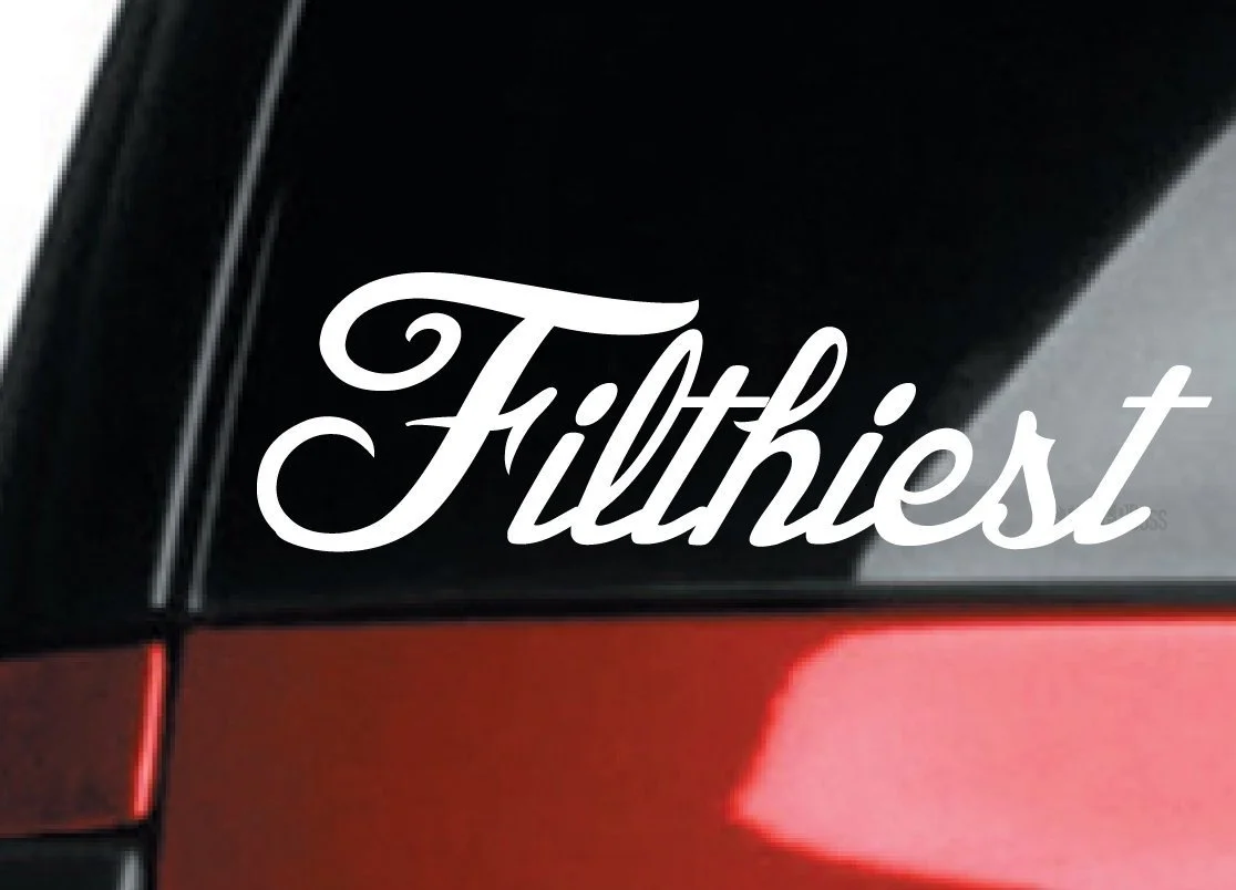 Filthiest_ sick евро JDM hellaflush Racing drift sti stance виниловая наклейка