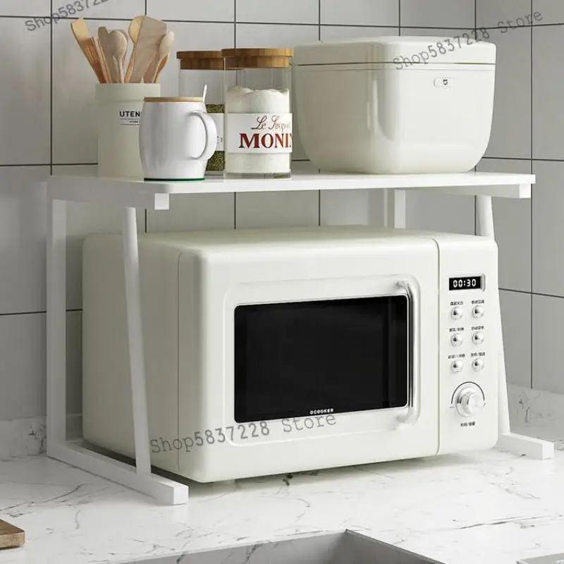 PROD 1005002368434359 Kitchen microwave shelf oven rack desktop double
layer countertop rice cooker layered electrical bracket storage rack