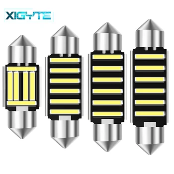 

NEW 31mm 36mm 40mm 42mm Dome Light SMD 7020 LED CANBUS Car Interior Reading Bulb c5w License Plate Lamp No Error Car Accessories