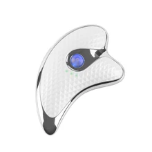 Electronic Beauty Gouache Scraper Facial massager Vibration Constant Temperature Heating Firming Skin Guasha Scraping