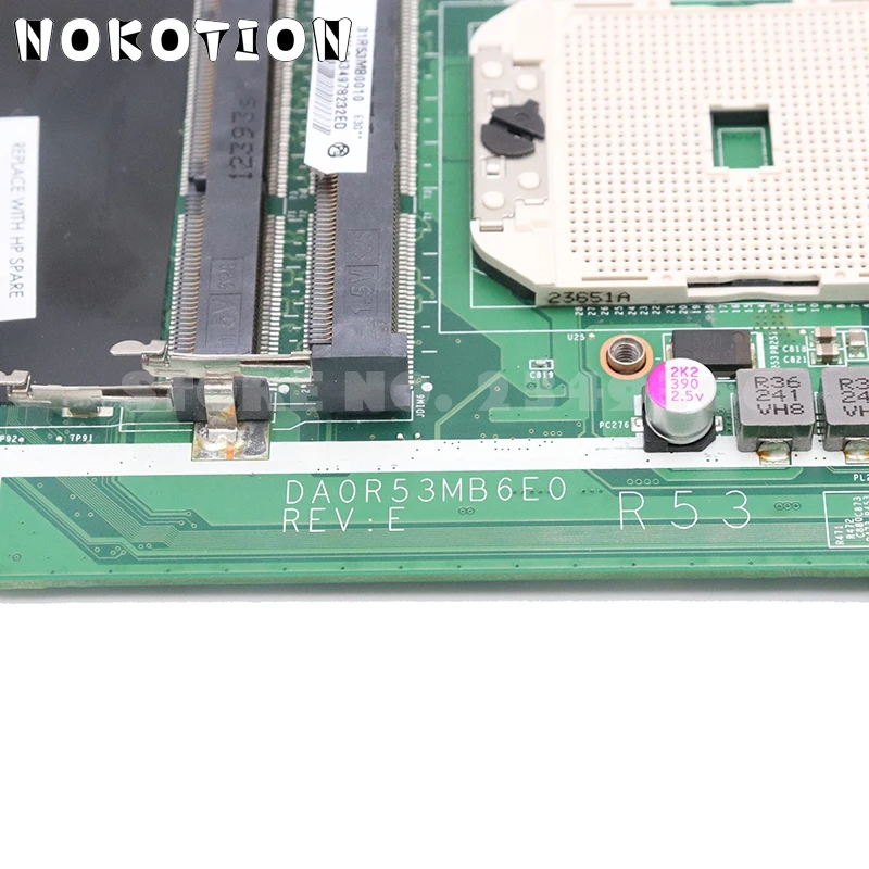 NOKOTION 683030-501 683030-001 для ноутбука Hp Pavilion G4 G6 G4-2000 G6-2000 G7Z-2100 Материнская плата ноутбука HD 7670 м DDR3