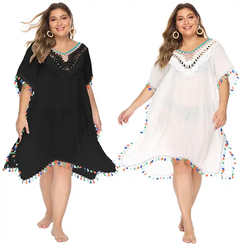 plus size swim tunic