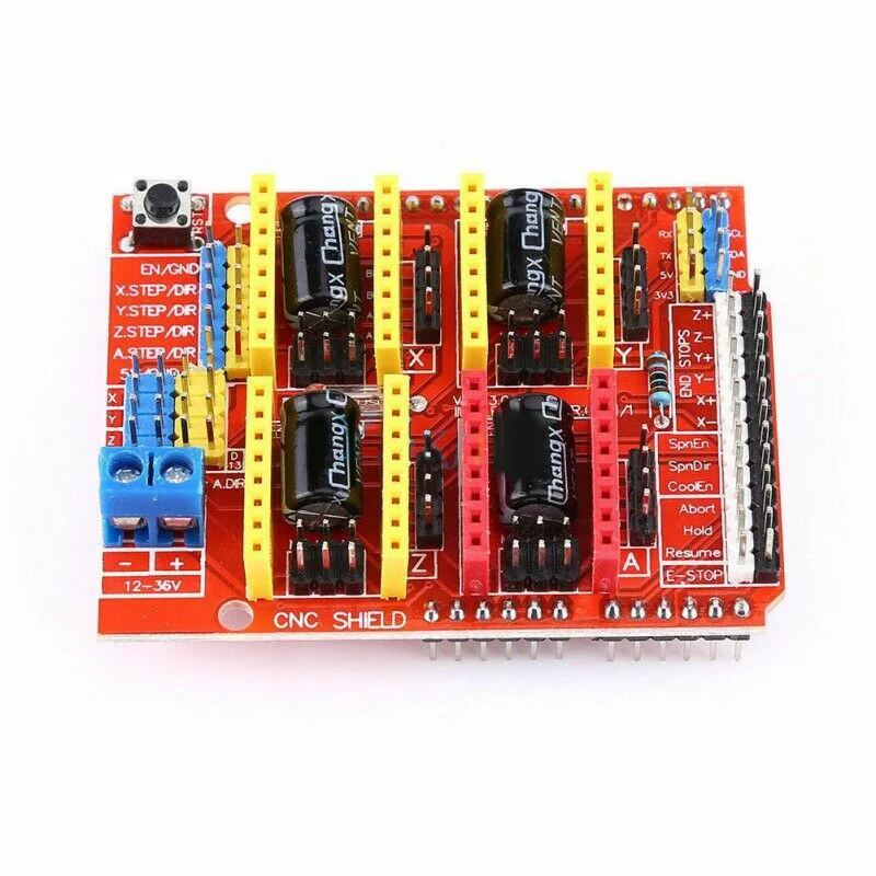 Щит с ЧПУ+ 4 шт. A4988 Драйвер шагового двигателя для Arduino V3 инструменты для гравировки управления несколькими шаговыми двигателями s