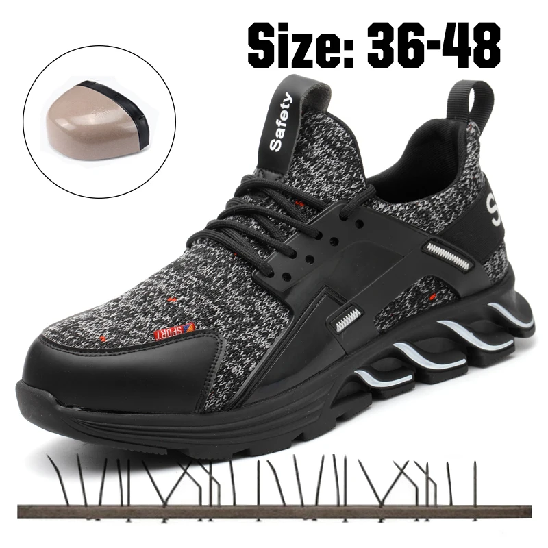 steel cap shoes mens