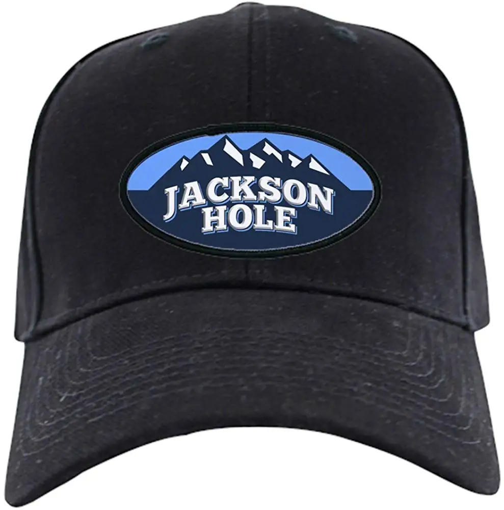 Jackson Hole синяя черная бейсболка, новинка Черная кепка
