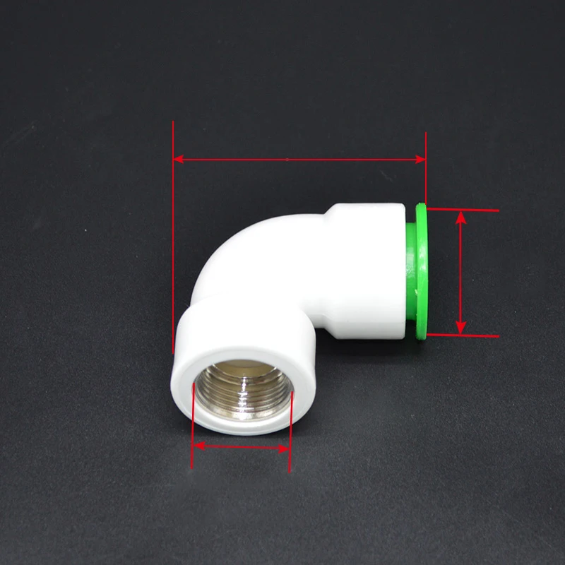 Многоразовый садовый Быстрый трубный соединитель DIY сантехник вставной без трубки сварщик S L T M F 20 мм 25 мм Fiittings для PPR ПВХ PE водопровод - Цвет: LF