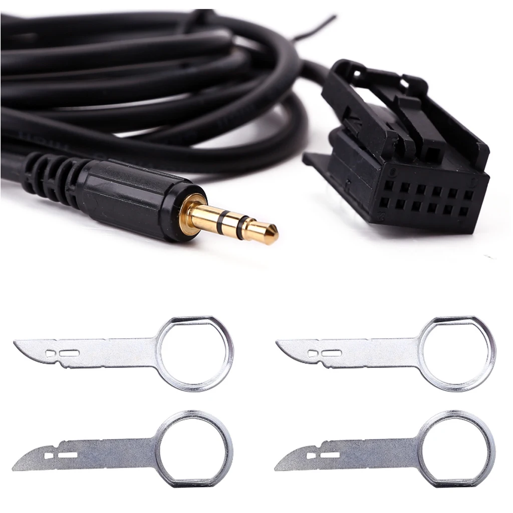 Radio 3.5mm AUX Cord Adapter Cable 4 Removal Keys for Ford C MAX Mk1