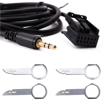 

Radio 3.5mm AUX Cord Adapter Cable 4 Removal Keys for Ford C-MAX Mk1 2003